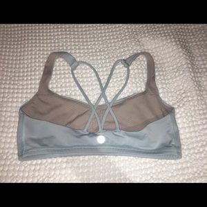 Lululemon light blue Free to Be Bra